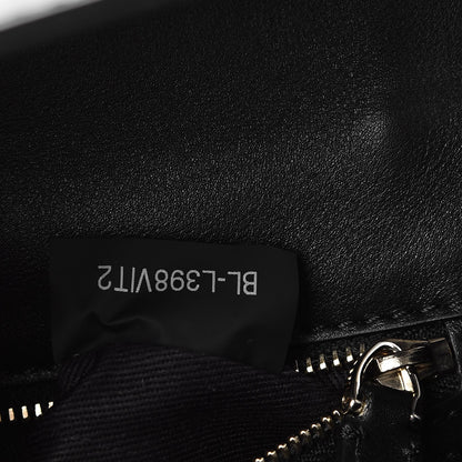 Valentino Garavani Vitello Medium Glam Lock Rockstud Flap Black 8 of 8