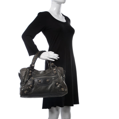 Balenciaga Agneau Giant 21 Silver Hardware City Anthracite 3 of 18