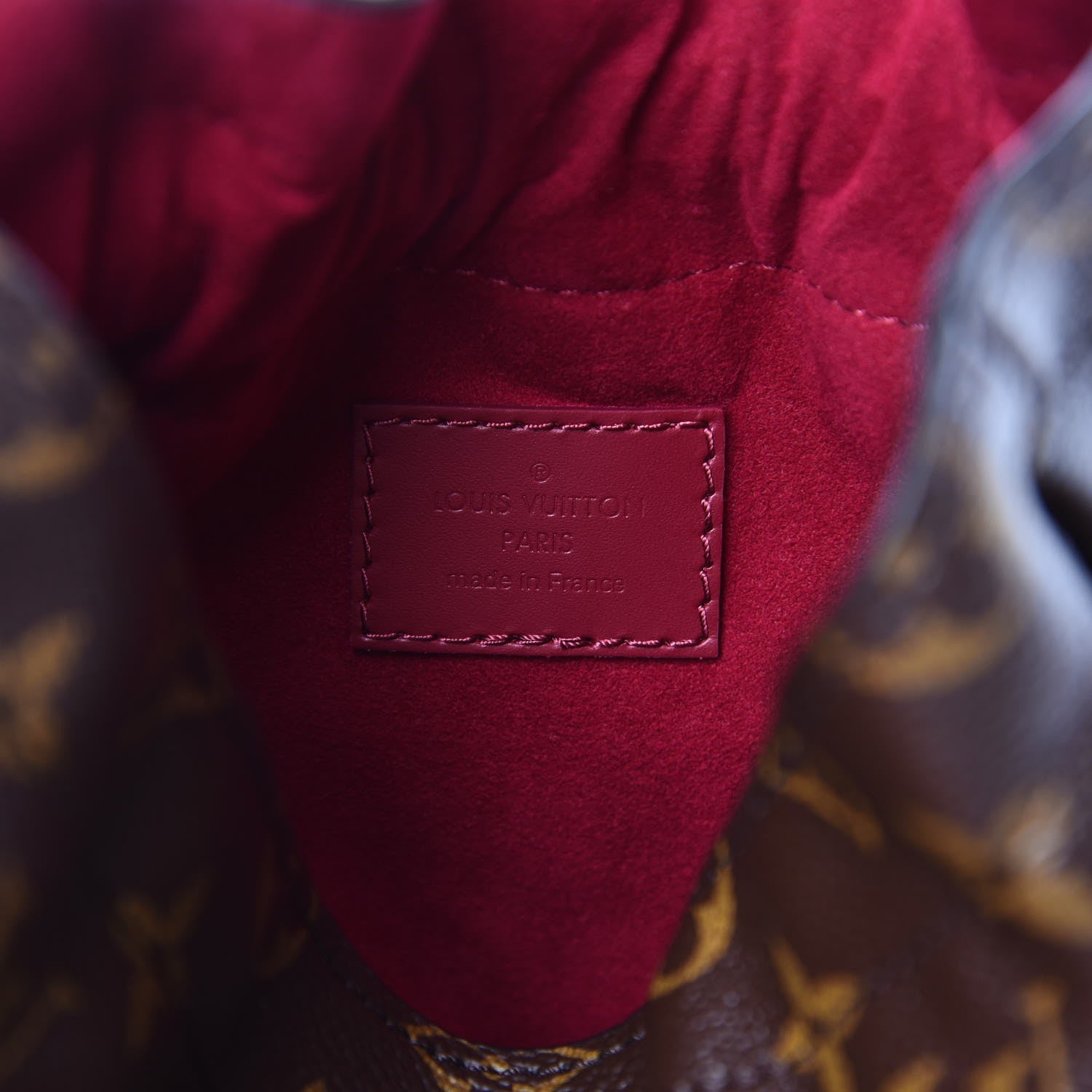 Louis Vuitton Monogram Pouch Noe Fuchsia 6 of 7