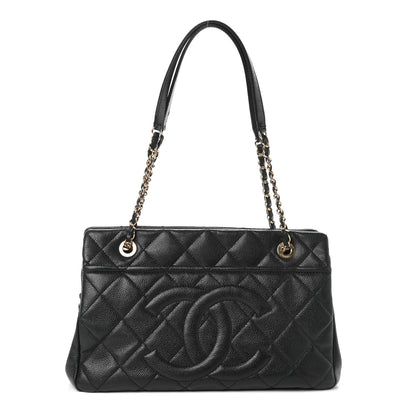 Chanel Caviar Quilted CC Timeless Tote Black 1 of 9