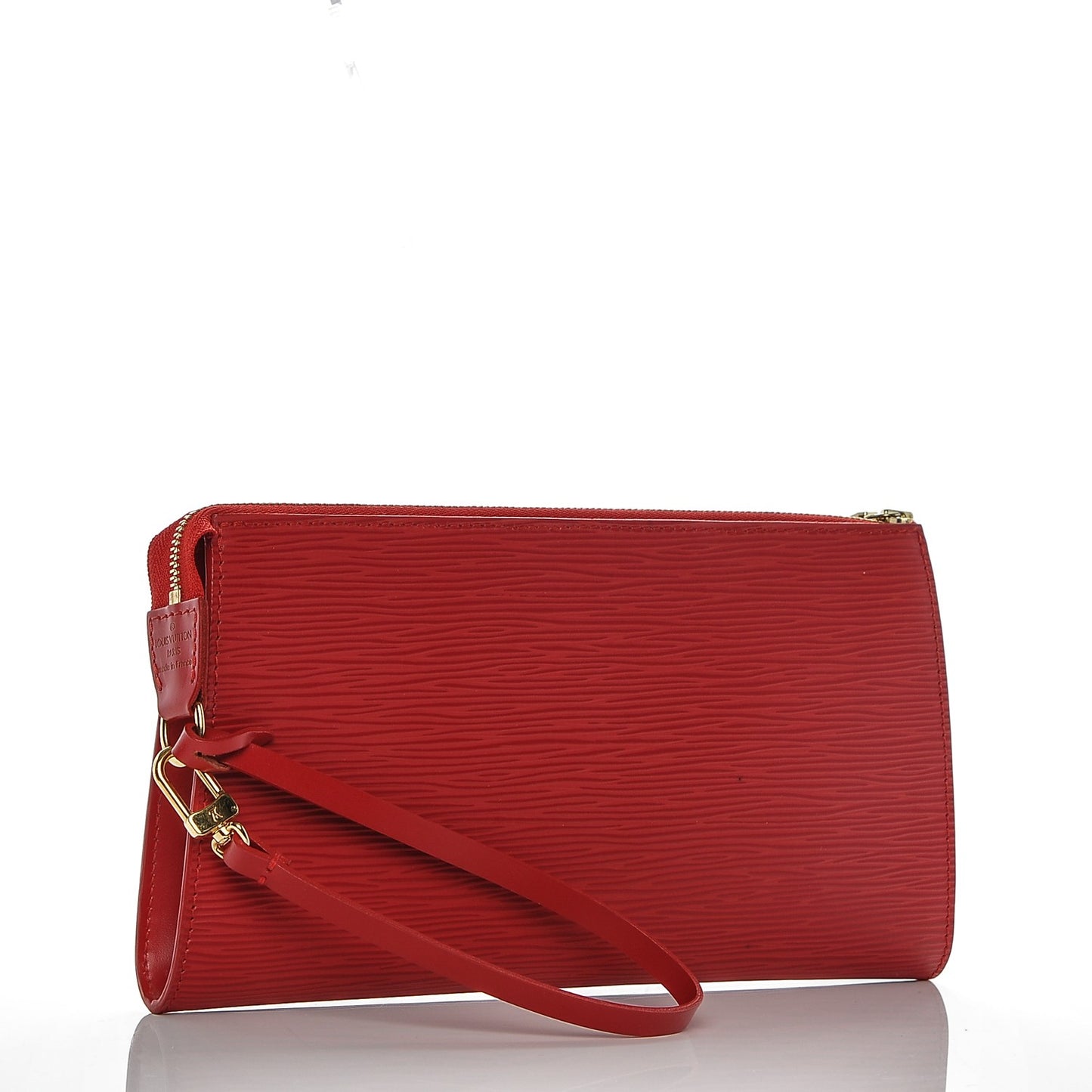 Epi Pochette Accessories 24 Castillan Red