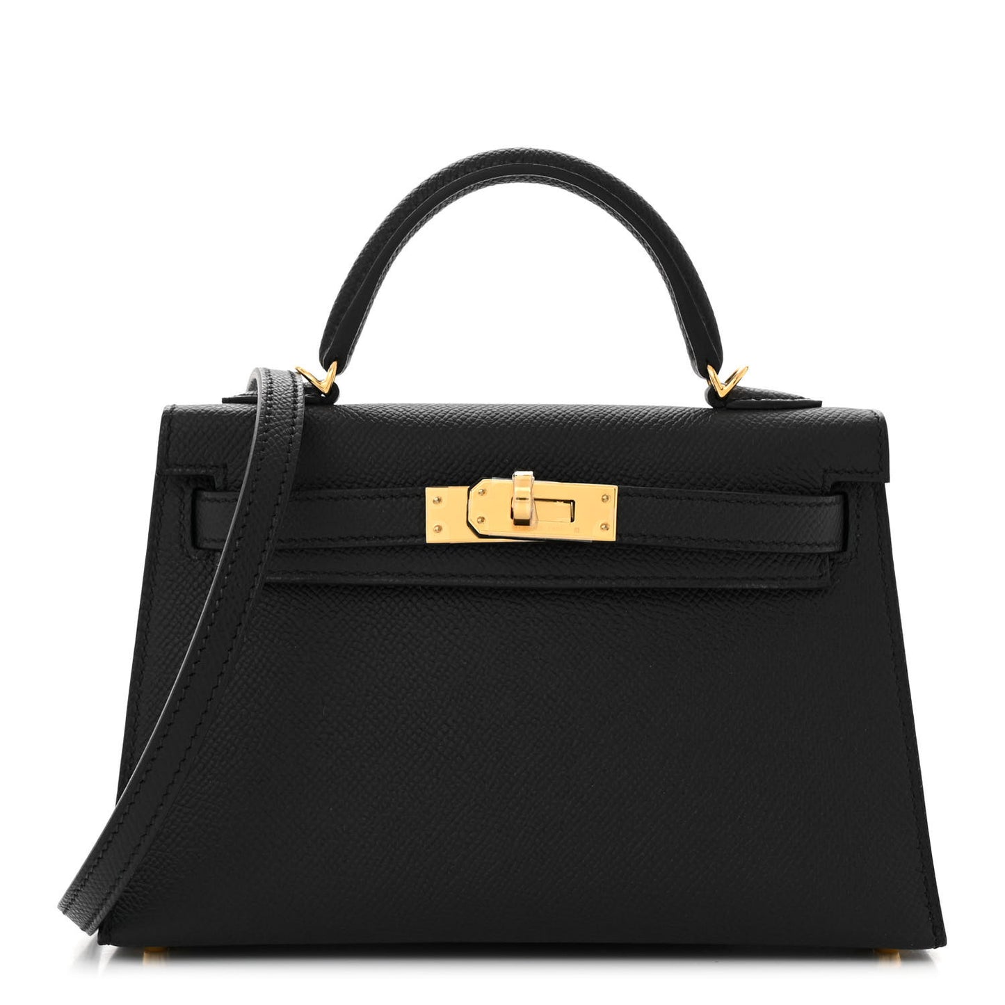 Epsom Mini Kelly Sellier 20 Black