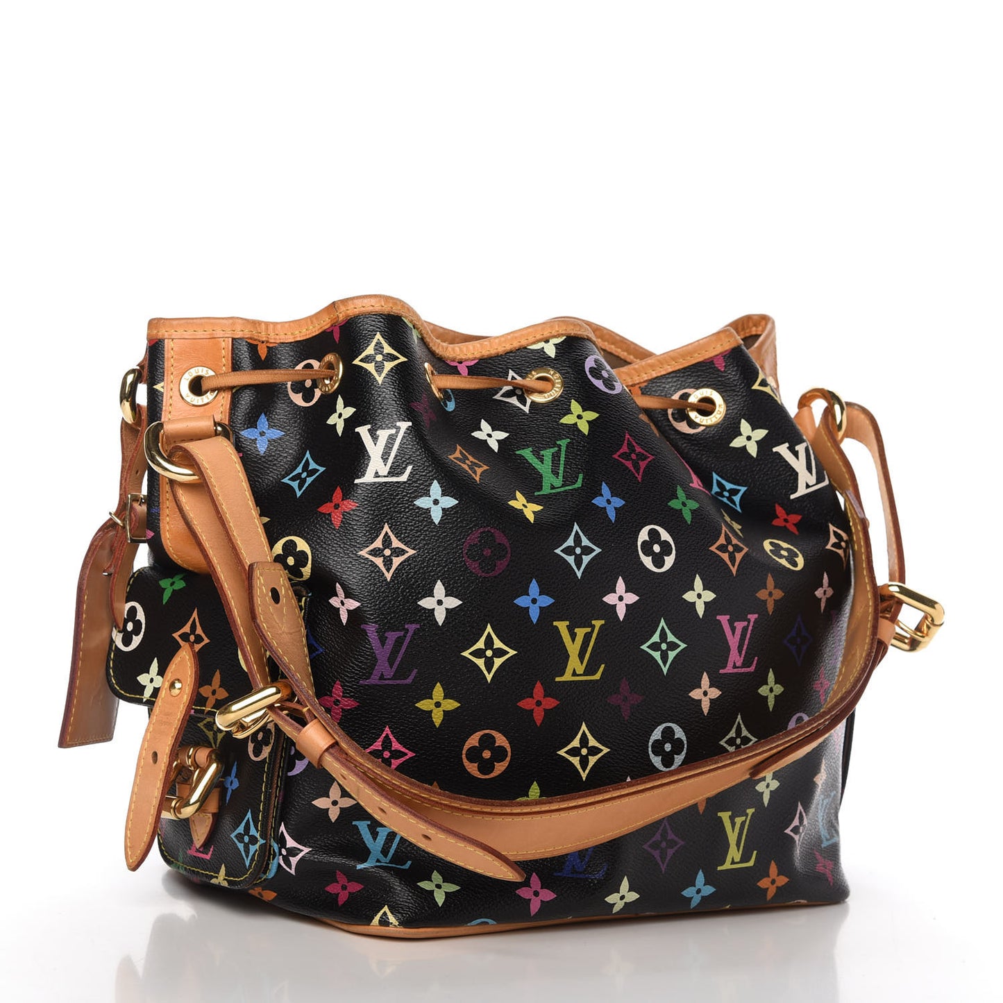 Monogram Multicolor Petit Noe Black