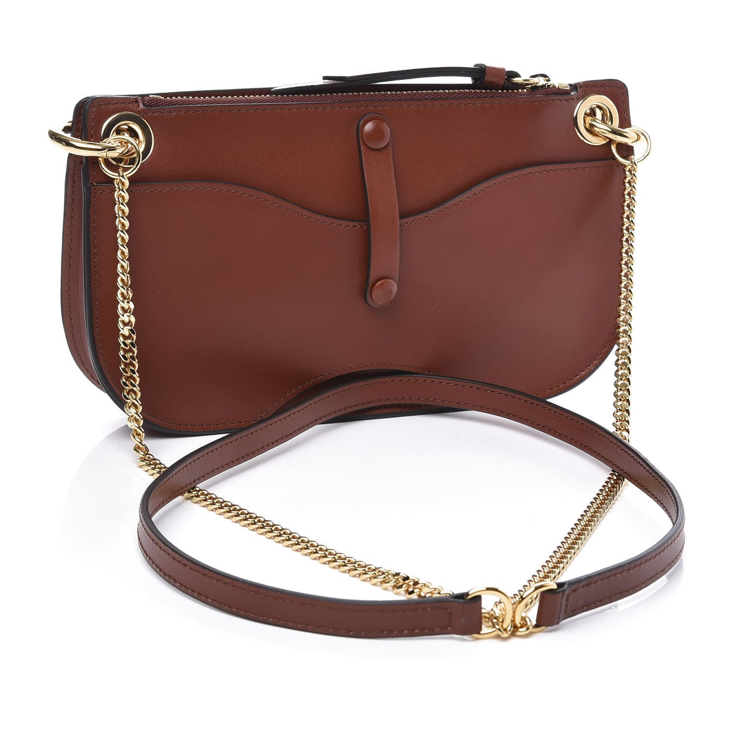 Chloe Calfskin Tess Mini Crossbody Bag Sepia Brown 2 of 9