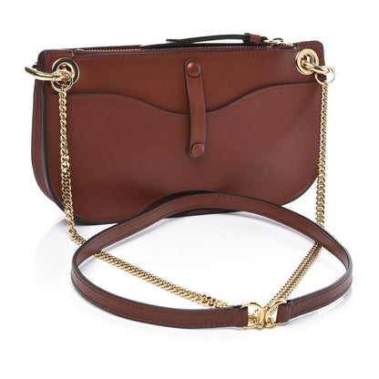 Chloe Calfskin Tess Mini Crossbody Bag Sepia Brown 2 of 9