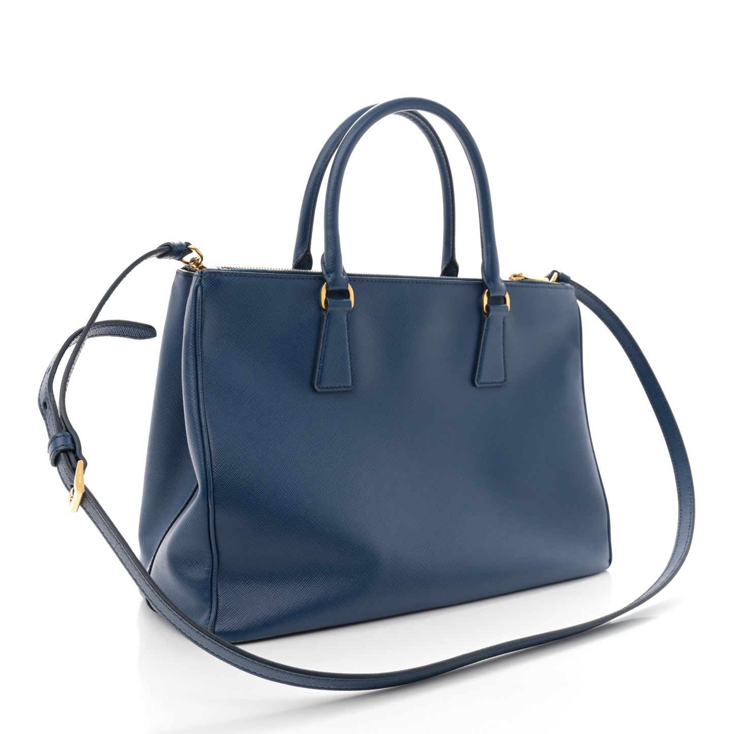Saffiano Lux Medium Tote Bluette