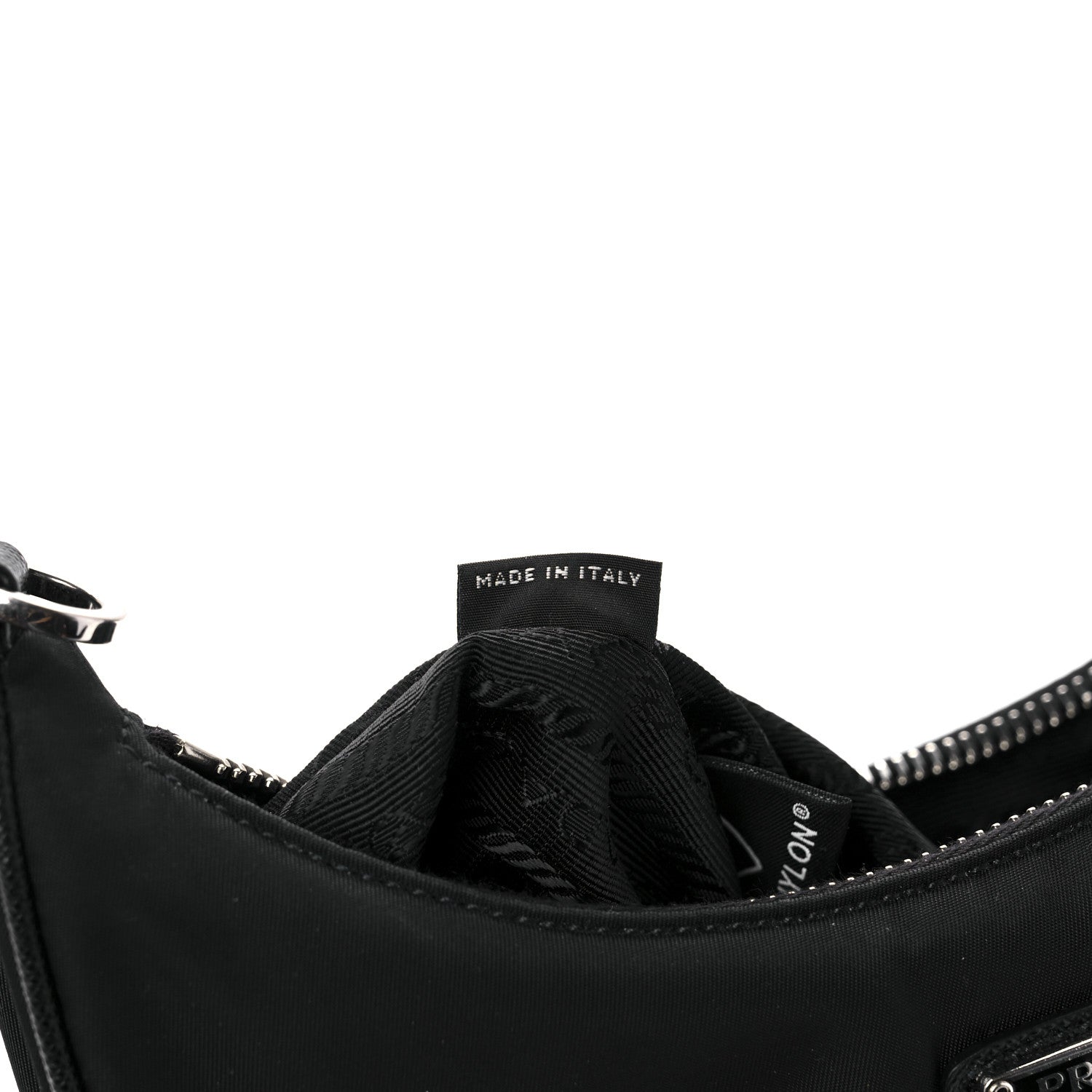 Prada Nylon Re-Edition 2005 Shoulder Bag Black 6 of 8