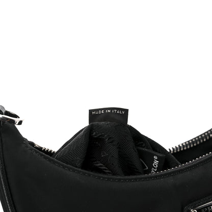 Prada Nylon Re-Edition 2005 Shoulder Bag Black 6 of 8