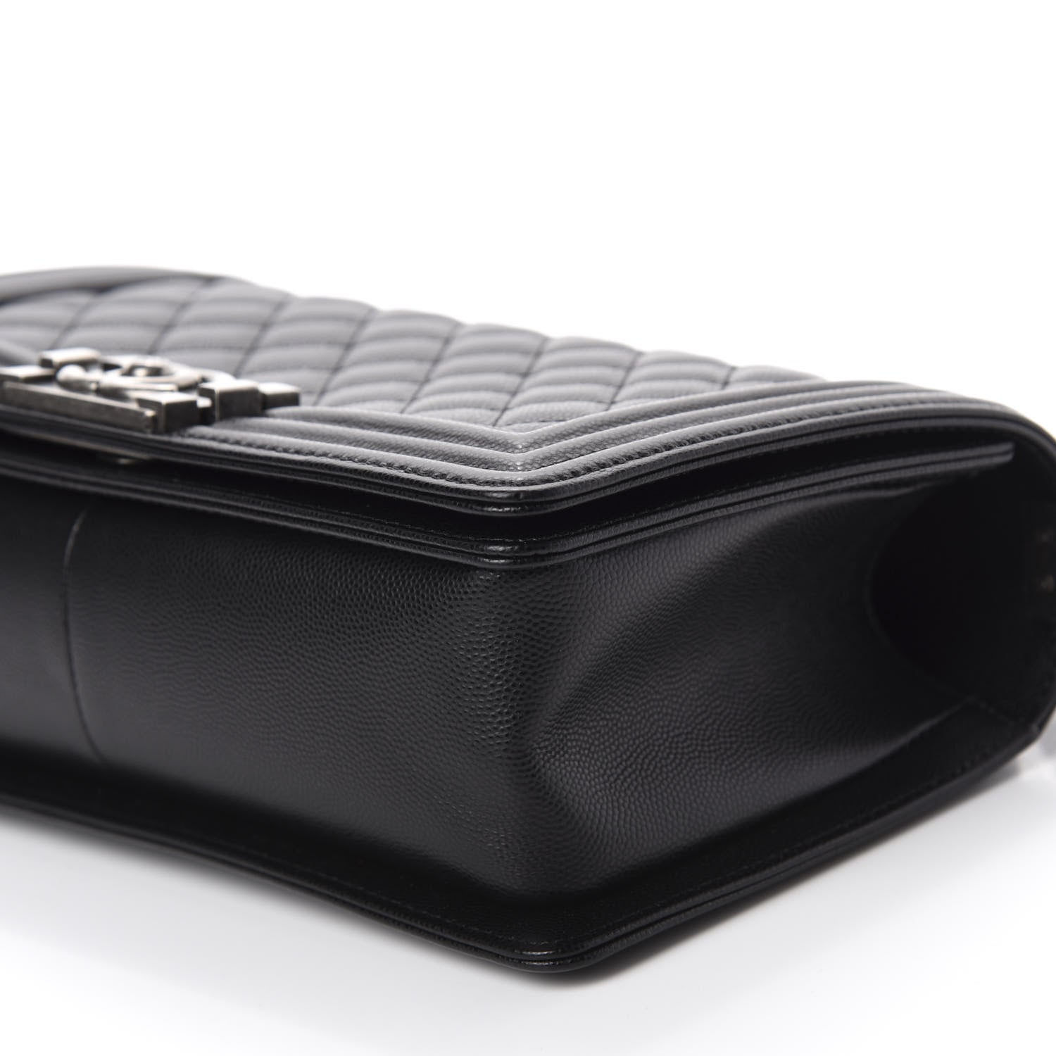 Chanel Caviar Quilted Medium Boy Flap Black 7 of 11
