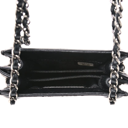 Chanel Calfskin CC Phone Holder Crossbody Black 5 of 11