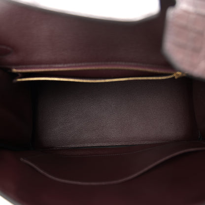 Hermes Togo Matte Alligator Birkin Touch 30 Rouge Sellier 6 of 14