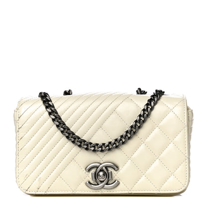 Chanel Glazed Calfskin Quilted Small Coco Boy Flap White 1 of 15