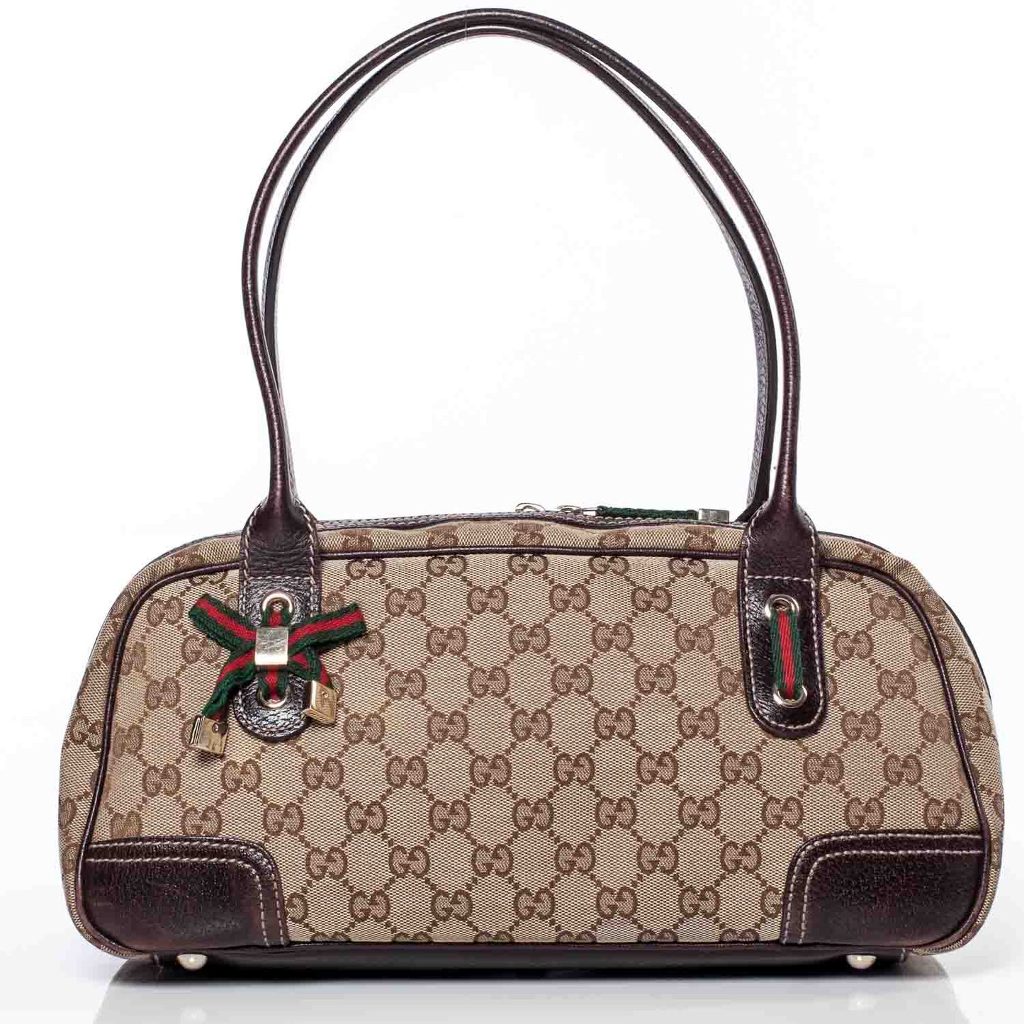 Monogram Small Princy Satchel Dark Brown