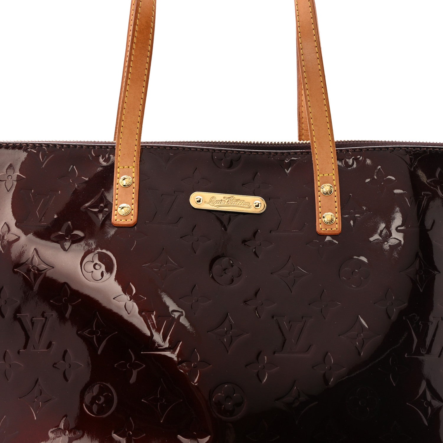 Louis Vuitton Vernis Bellevue GM Amarante 7 of 16