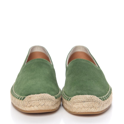 Louis Vuitton Suede Bidart Espadrilles 7 Green 2 of 12