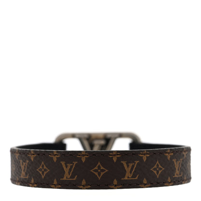 Louis Vuitton Monogram LV Slim Dimension Reversible Bracelet Ebene Black 4 of 7