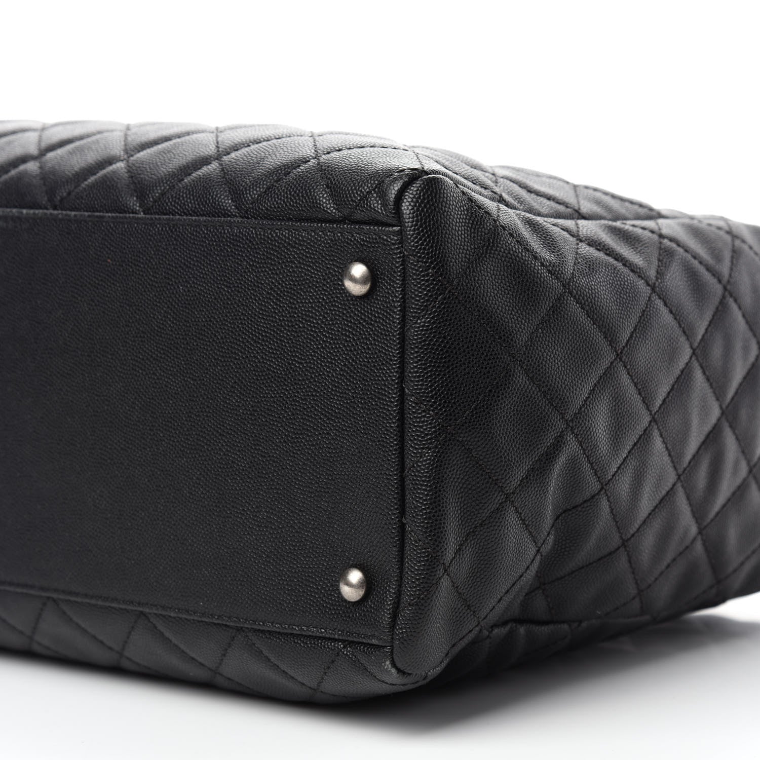 Chanel Caviar Quilted Large Coco Handle Shopping Tote Black 11 of 11