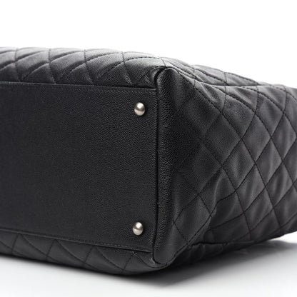 Chanel Caviar Quilted Large Coco Handle Shopping Tote Black 11 of 11