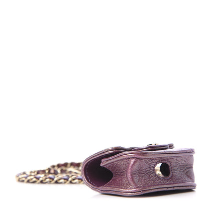 Chanel Iridescent Lambskin Quilted Airpods Pro Case Purple 3 of 9