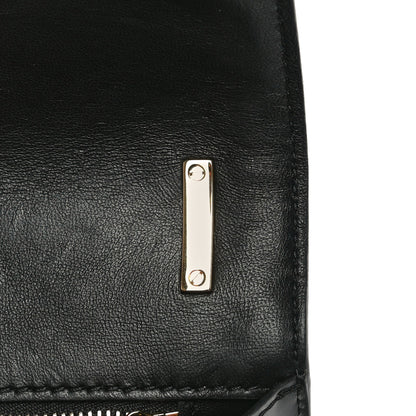 Burberry Calfskin Monogram Embossed Small TB Chain Bag Black 12 of 13