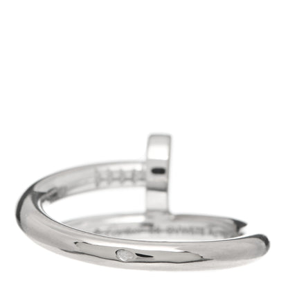 Cartier 18K White Gold Juste Un Clou Ring 56 7.5 3 of 4