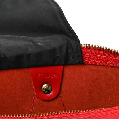 Louis Vuitton Epi Speedy 35 Castillan Red 7 of 9