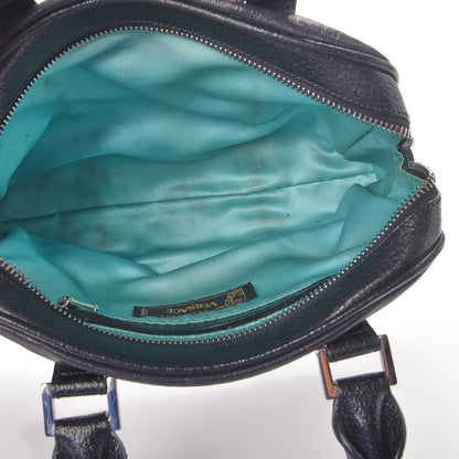 Versace Calfskin Studded Small Satchel Black 5 of 9