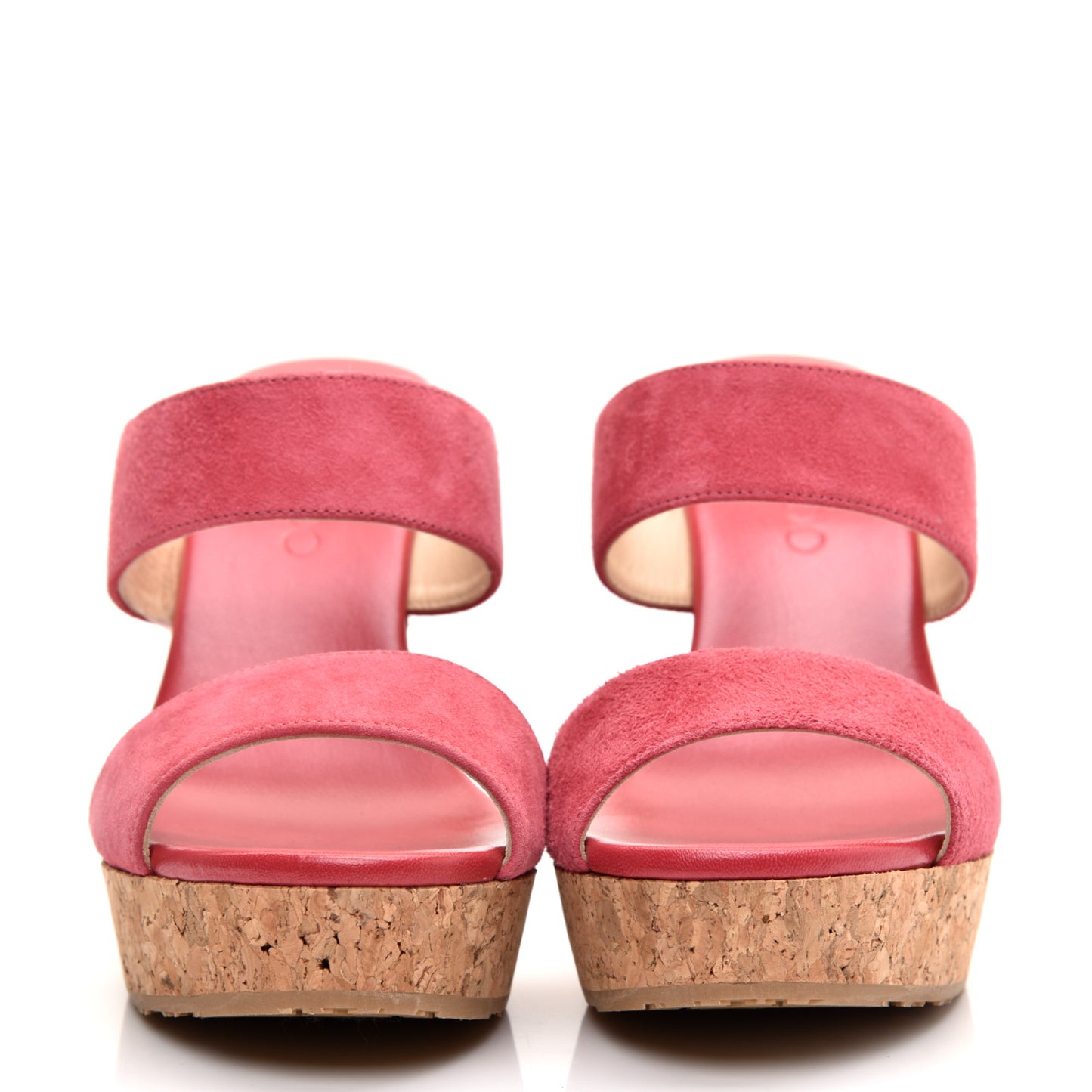 Suede Parker Wedge Sandals 37.5 Dahlia