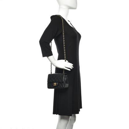 Chanel Lambskin Quilted Mini Square Flap Black 2 of 12