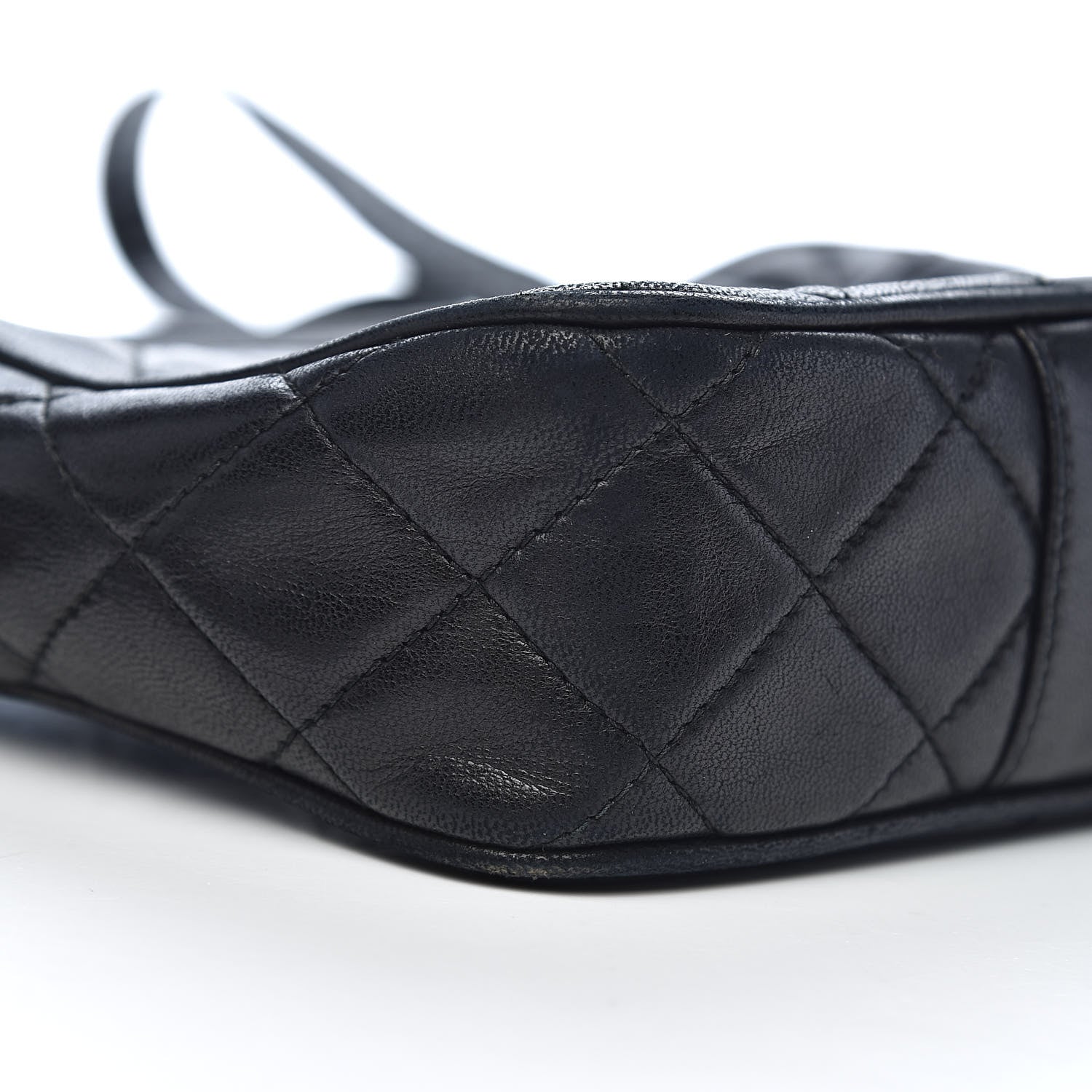 Chanel Lambskin Quilted CC Tassel Camera Case Black 13 of 15