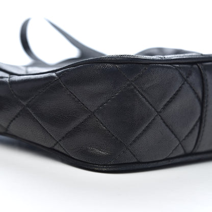 Chanel Lambskin Quilted CC Tassel Camera Case Black 13 of 15