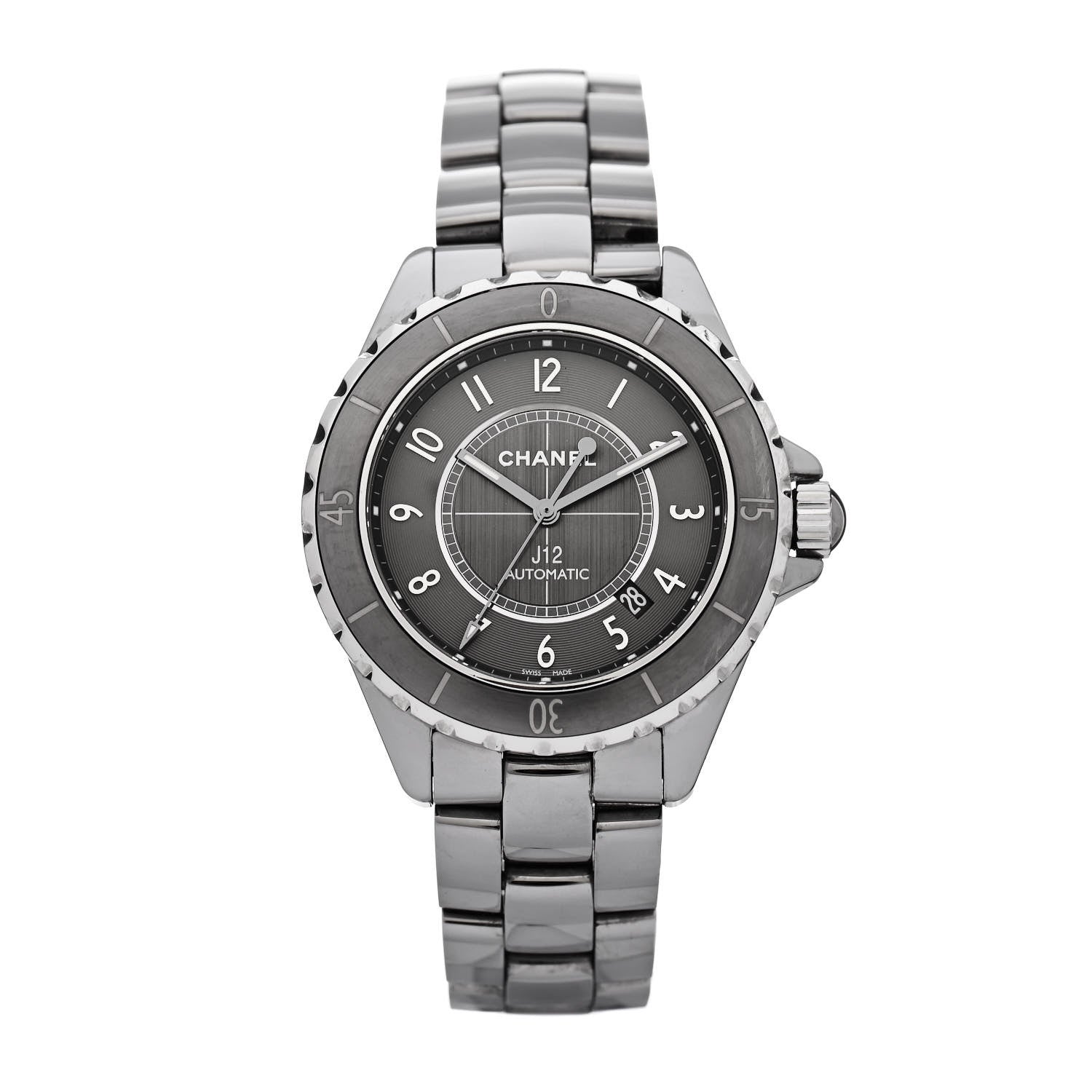 Chanel Titanium Ceramic 38mm J12 Chromatic Automatic Watch 1 of 4