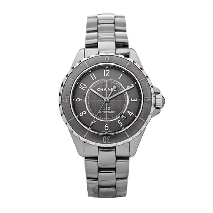 Chanel Titanium Ceramic 38mm J12 Chromatic Automatic Watch 1 of 4