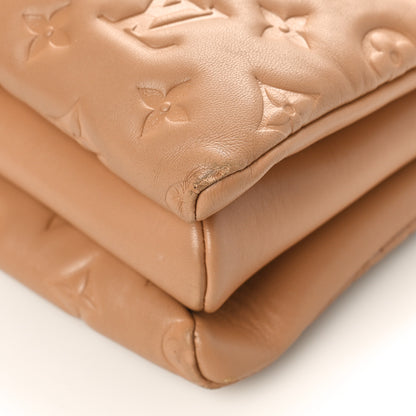 Louis Vuitton Lambskin Embossed Monogram Coussin PM Camel 9 of 9