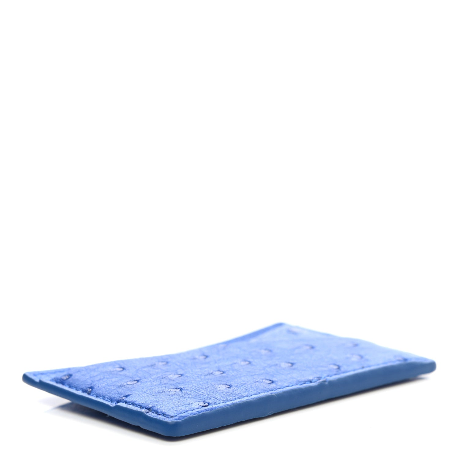 Louis Vuitton Ostrich Card Holder Blue 4 of 7