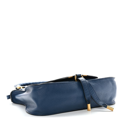 Chloe Calfskin Small Marcie Satchel Deep Denim 4 of 10