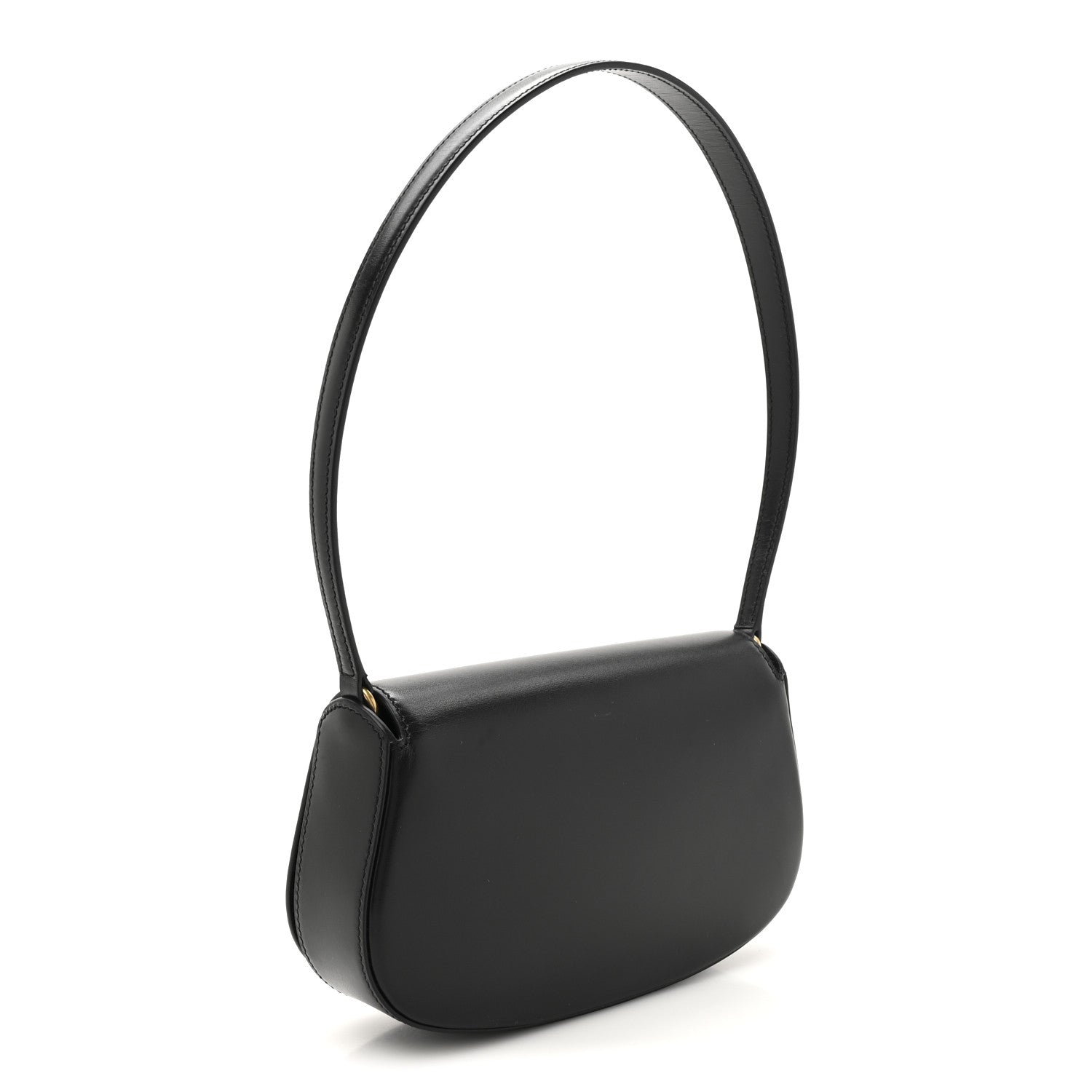 Saint Laurent Box Calfskin Mini Voltaire Shoulder Bag Black 3 of 10