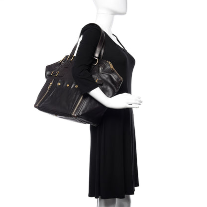 Saint Laurent Calfskin Medium Downtown Brown 2 of 12