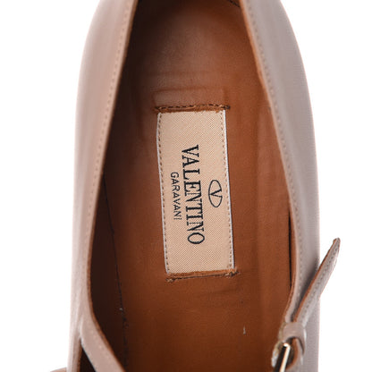 Valentino Garavani Calfskin Soul Rockstud Mary Jane 110mm Pumps 38 Poudre 9 of 13