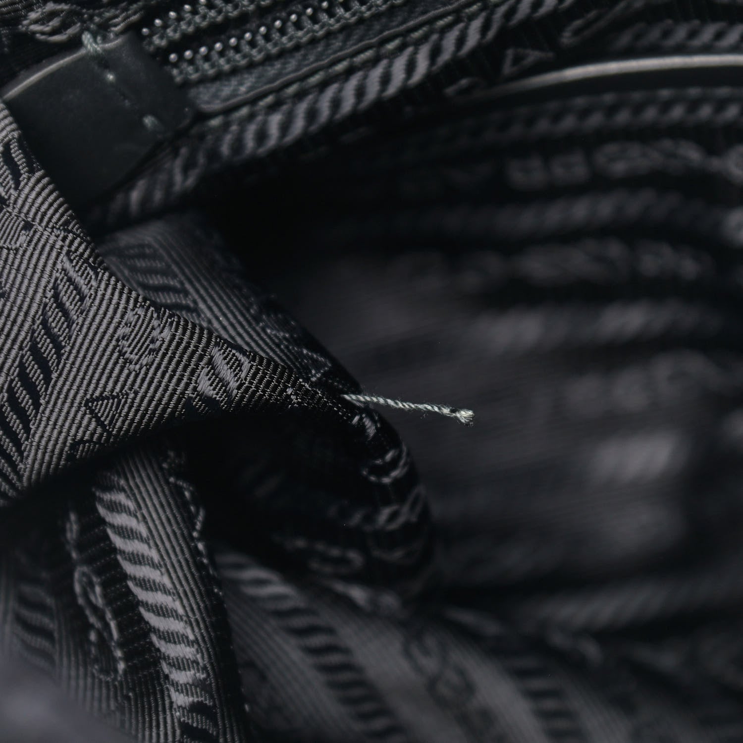 Prada Velluto Velvet Impunture Corsaire Backpack Black 7 of 10