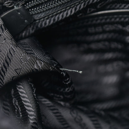 Prada Velluto Velvet Impunture Corsaire Backpack Black 7 of 10