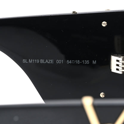 Saint Laurent Acetate Blaze Sunglasses SL M119 Black 6 of 6