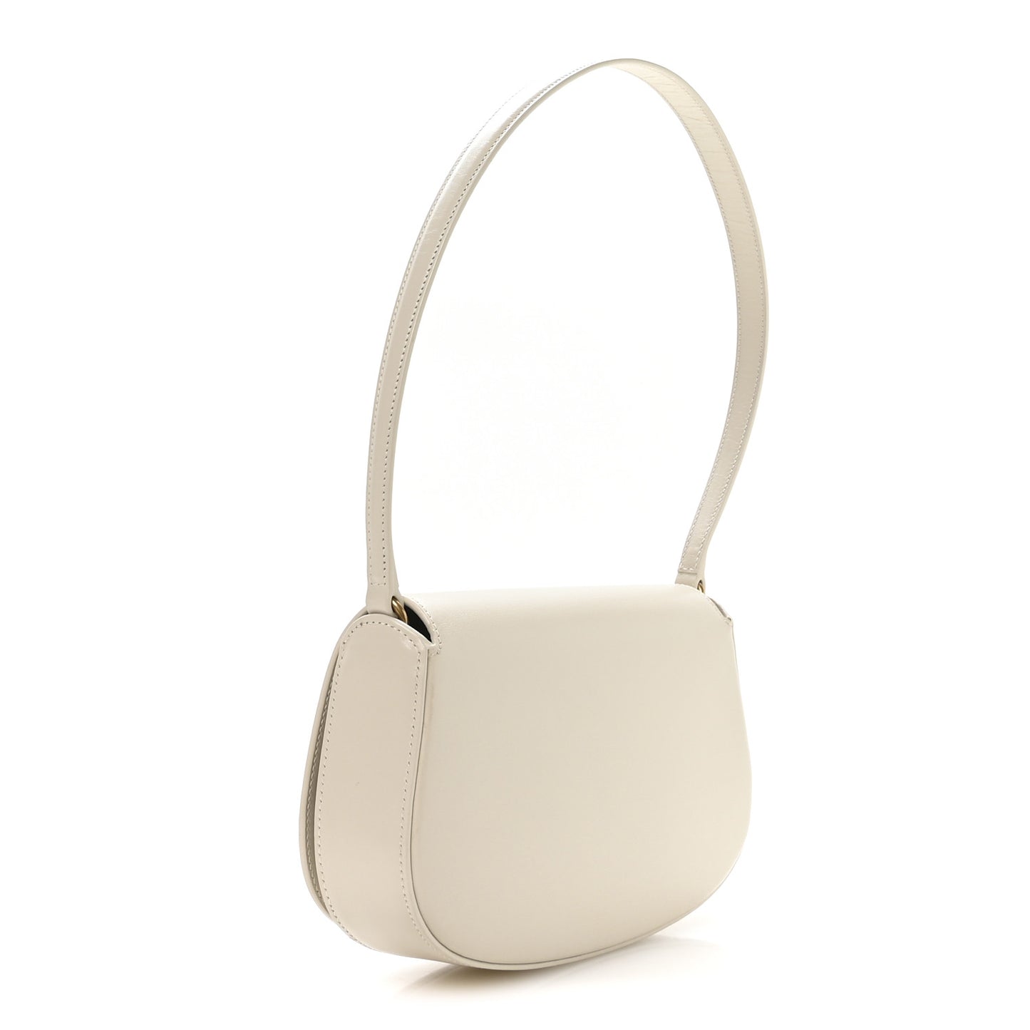 Box Calfskin Mini Voltaire Shoulder Bag Crema soft