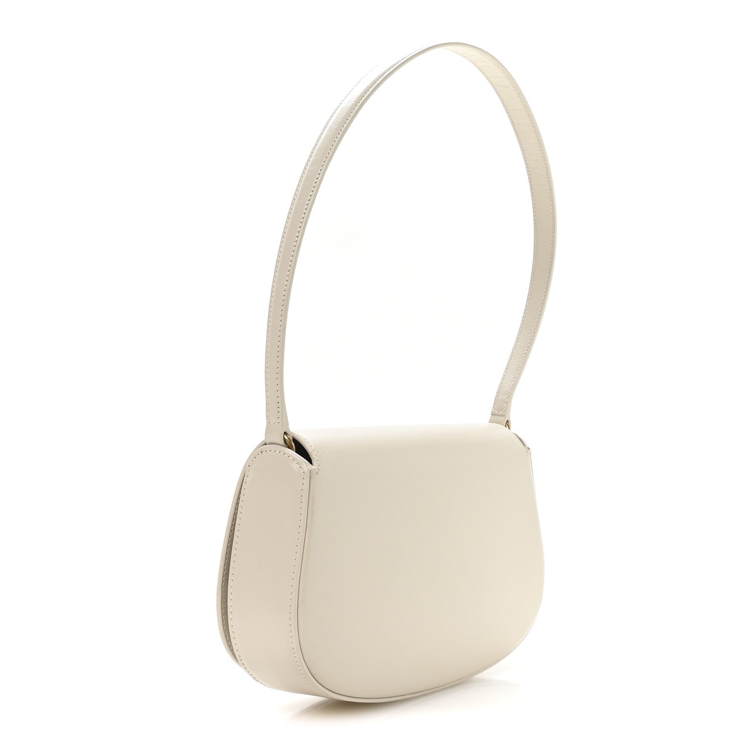 Saint Laurent Box Calfskin Mini Voltaire Shoulder Bag Crema soft 3 of 11