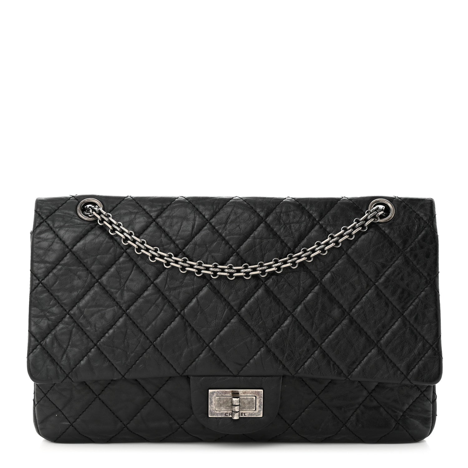 Chanel Aged Calfskin Quilted 2.55 Reissue 227 Flap Black 1 of 10