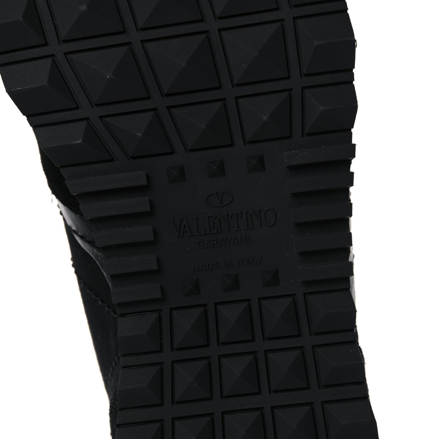 Valentino Garavani Nappa Suede Camouflage Mens Rockrunner Sneakers 41 Black 40.5 Black 6 of 10
