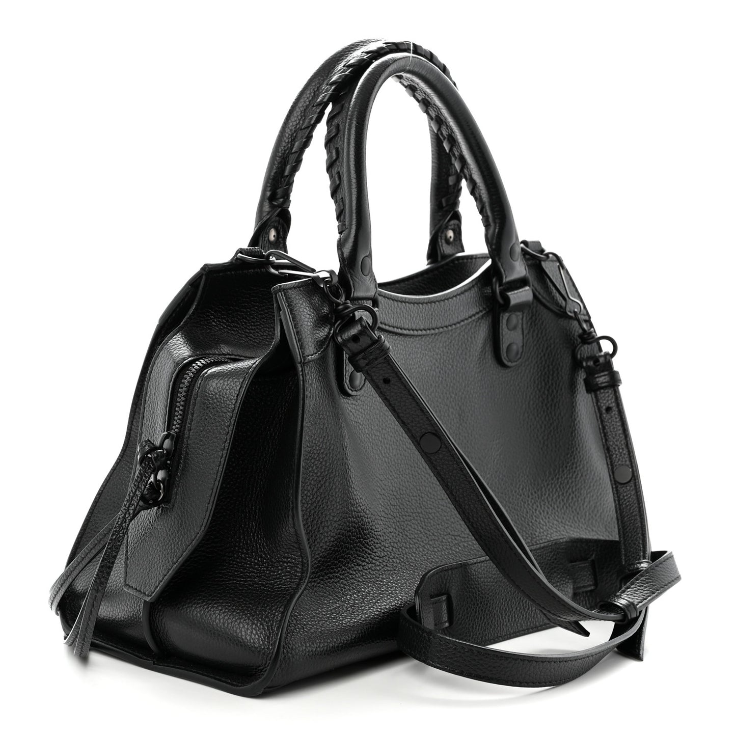 Grained Calfskin Neo Classic Black Hardware S City Black