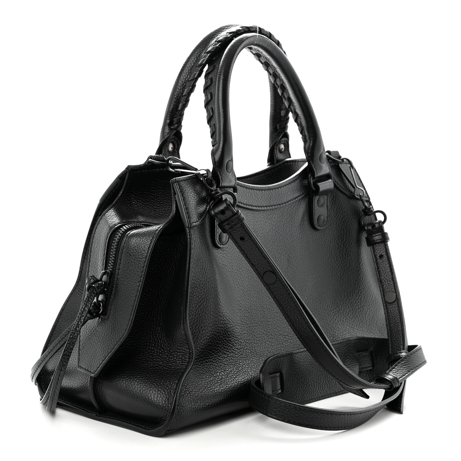 Balenciaga Grained Calfskin Neo Classic Black Hardware S City Black 3 of 10