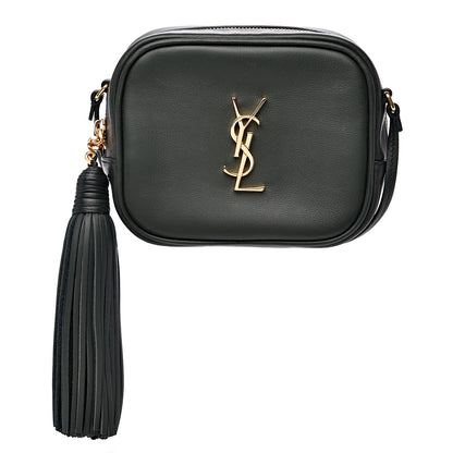 Saint Laurent Nappa Monogram Blogger Bag Vert Fonce 1 of 9