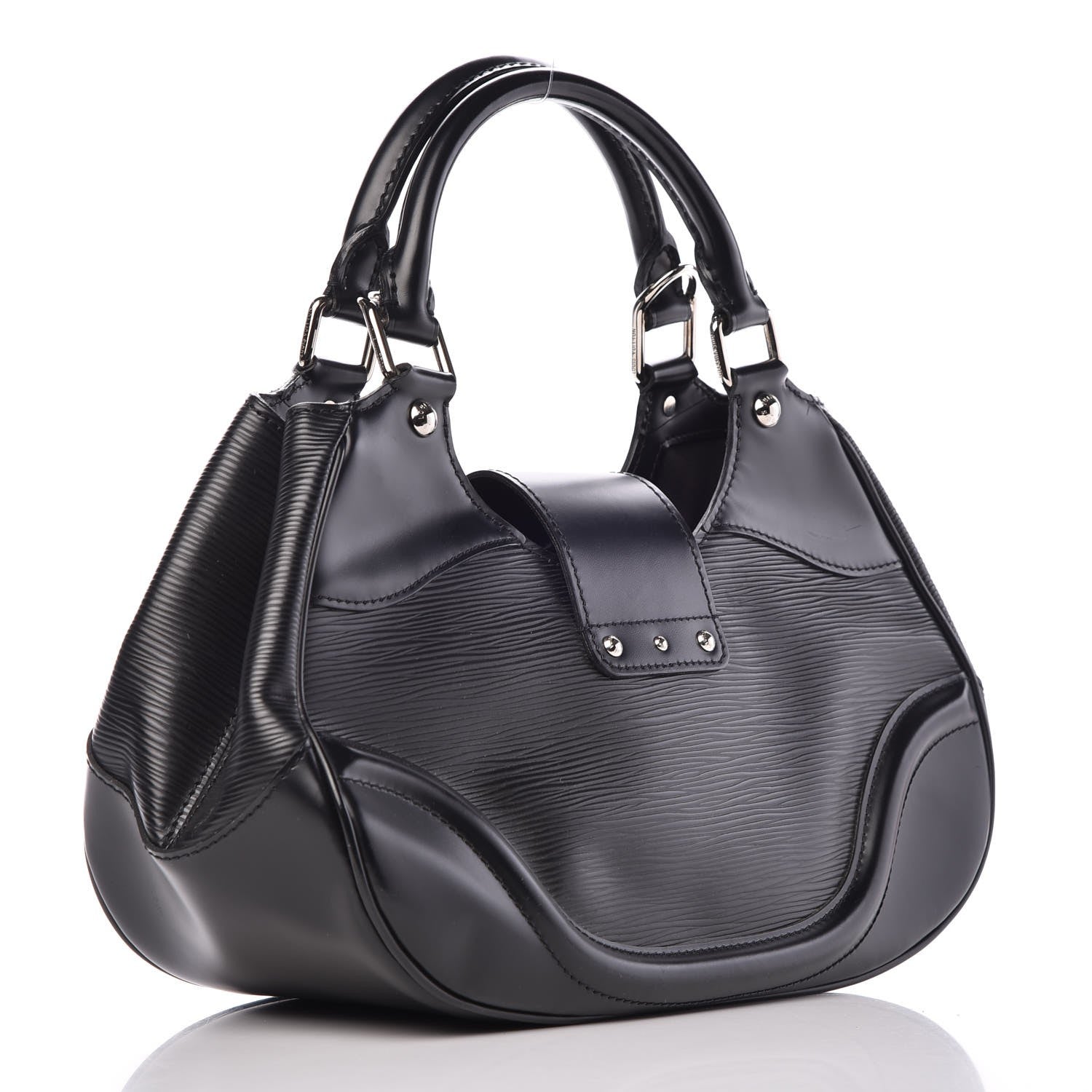 Louis Vuitton Epi Montaigne Sac Black 2 of 10